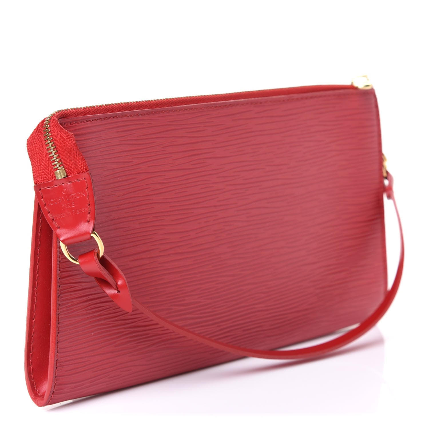 Louis Vuitton Epi Pochette Accessories 24 Castillan Red 3 of 5