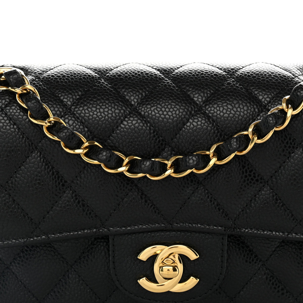 Chanel Caviar Quilted Small Double Flap Black 8 of 11