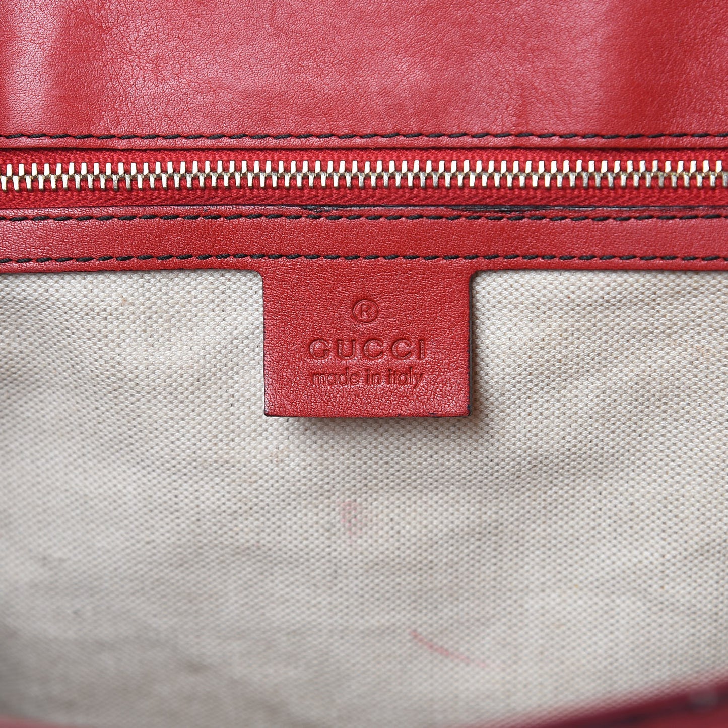 Guccissima Large Emily Chain Shoulder Bag Red