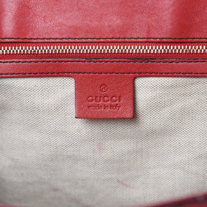 Gucci Guccissima Large Emily Chain Shoulder Bag Red 6 of 20