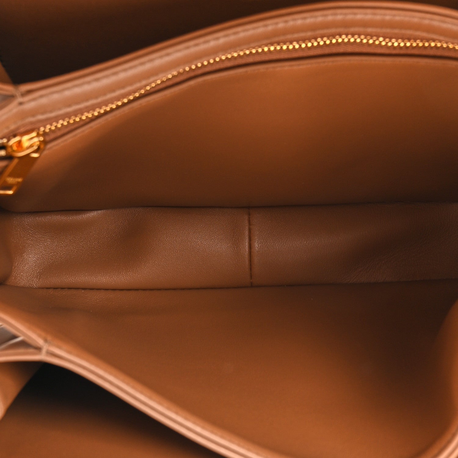 Celine Shiny Calfskin Medium Triomphe Bronze 6 of 12