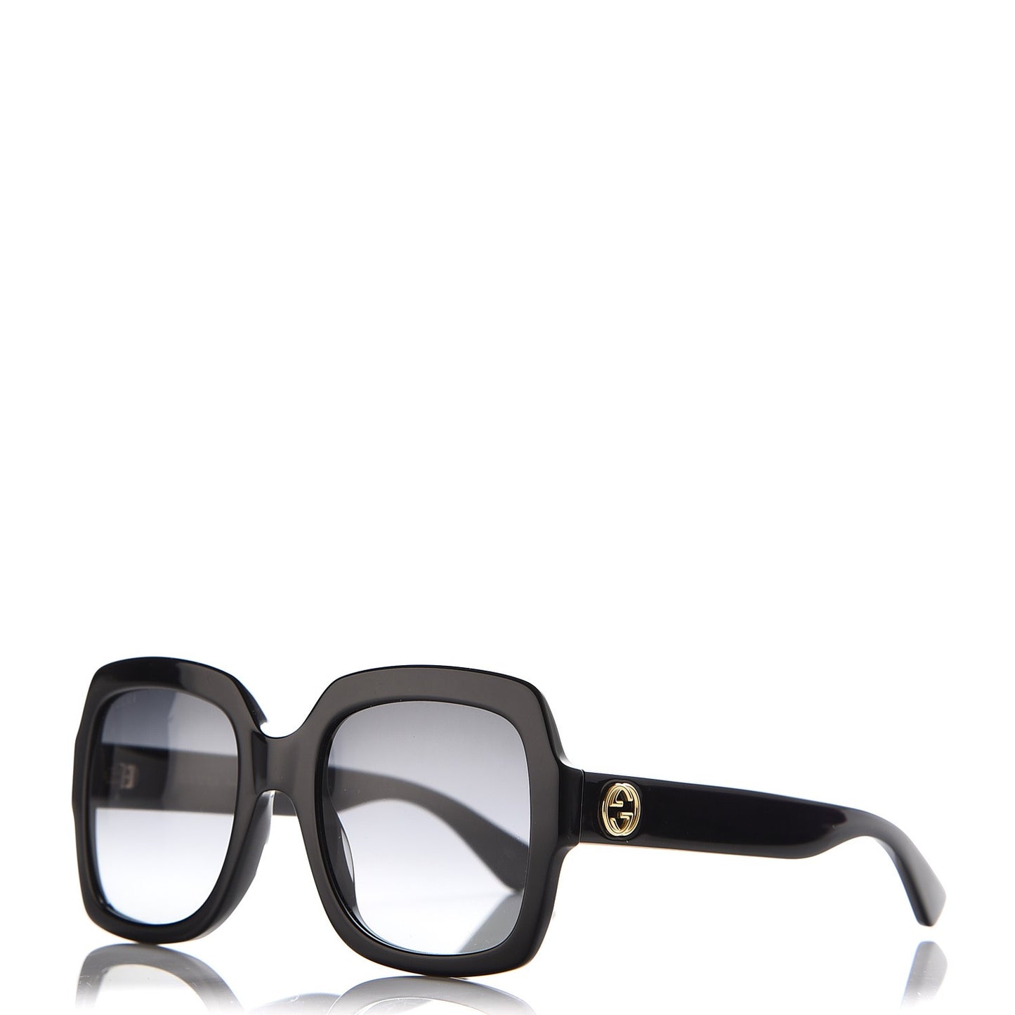 Oversize Square GG 0036S Sunglasses Black