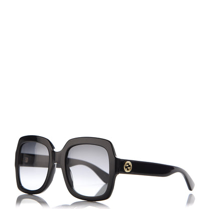 Gucci Oversize Square GG 0036S Sunglasses Black 1 of 7
