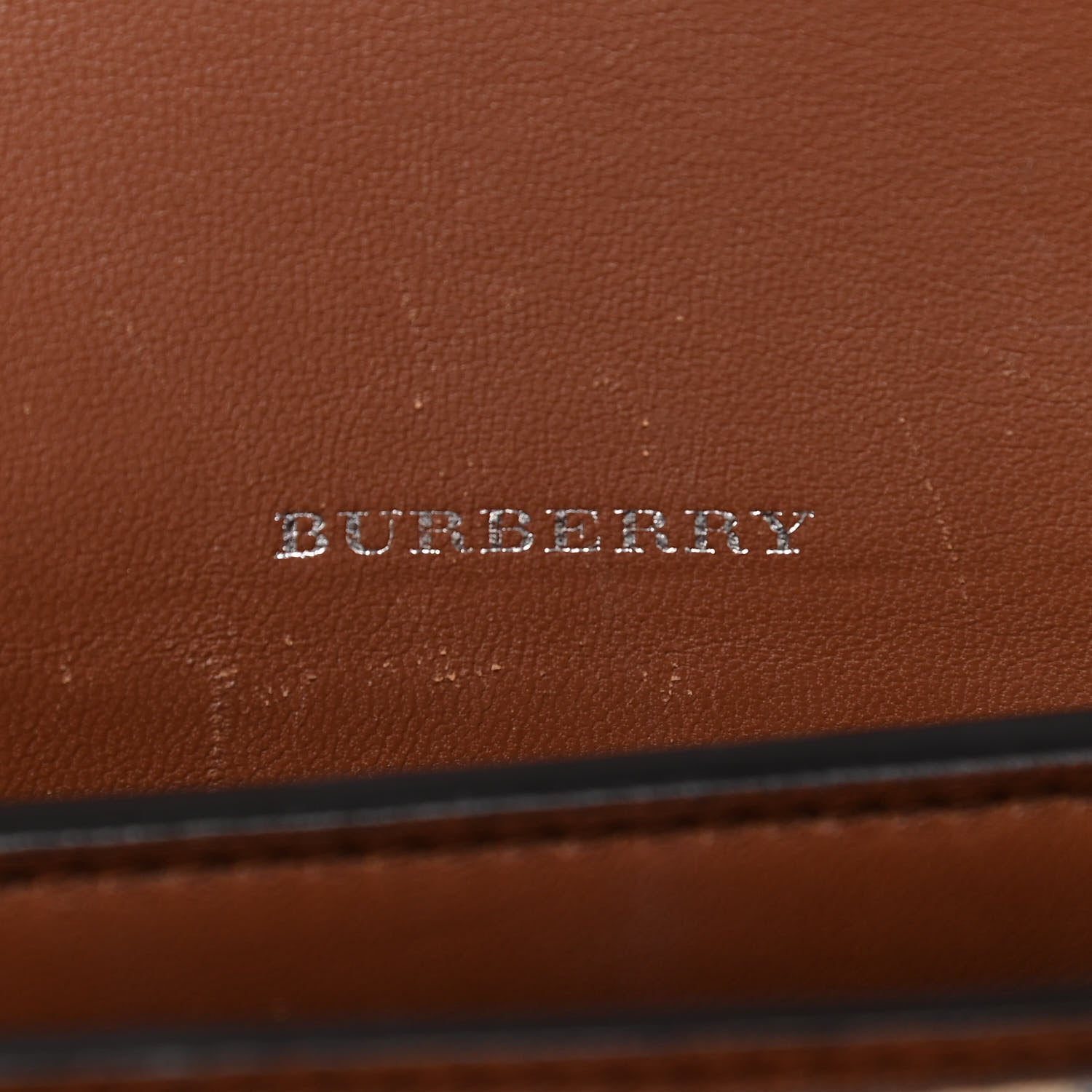 Burberry Goatskin Vintage Check Mini D-Ring Bag Black 6 of 13