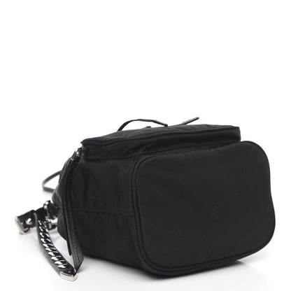 Prada Tessuto Nylon Studded New Vela Mini Bucket Crossbody Bag Black 4 of 9
