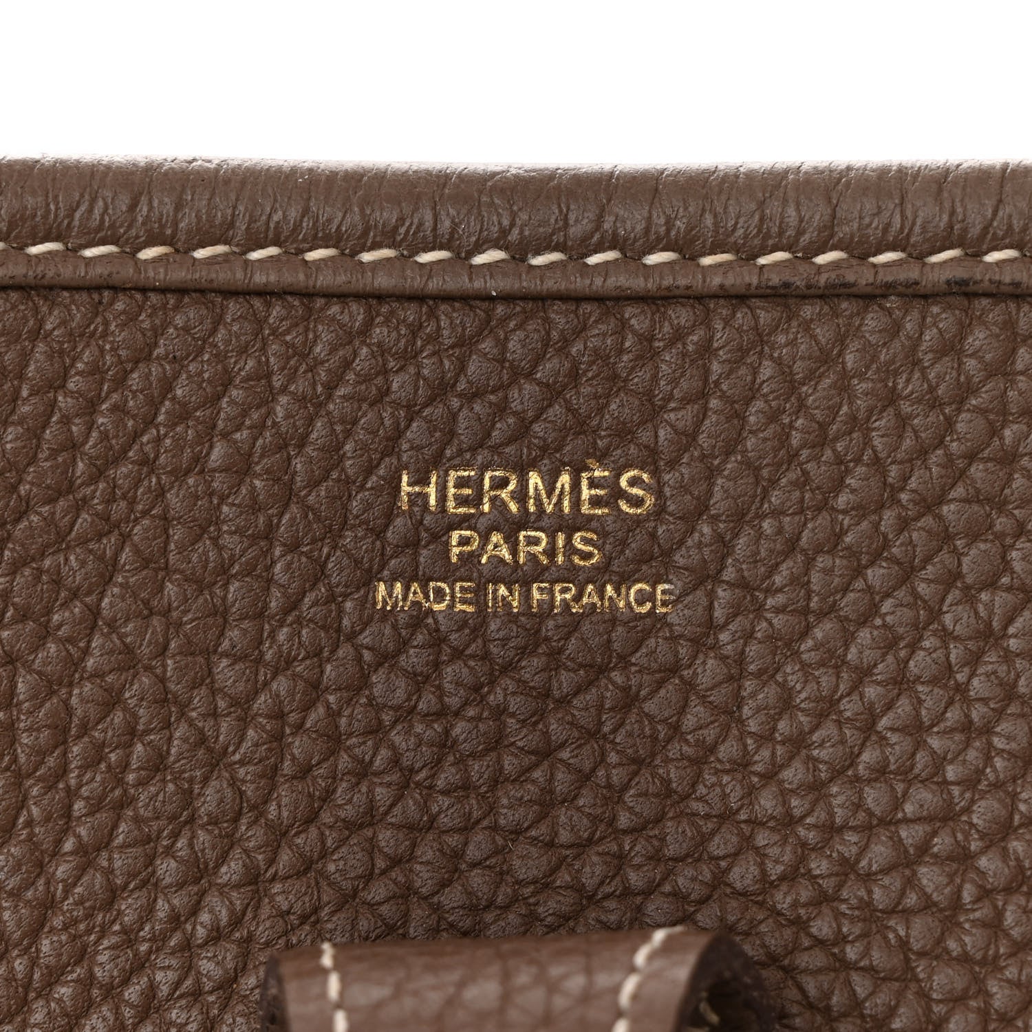 Hermes Taurillon Clemence Evelyne III PM Etoupe 6 of 14