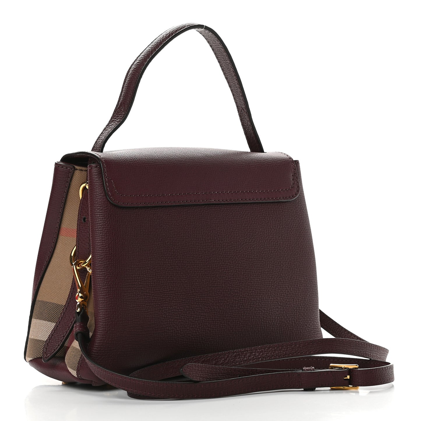 Derby Calfskin House Check Small Camberley Mahogany Red