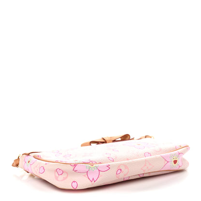 Louis Vuitton Monogram Cherry Blossom Pochette Accessories Pink 4 of 12