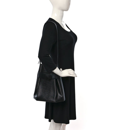 Louis Vuitton Epi Sac D'epaule Black 2 of 8