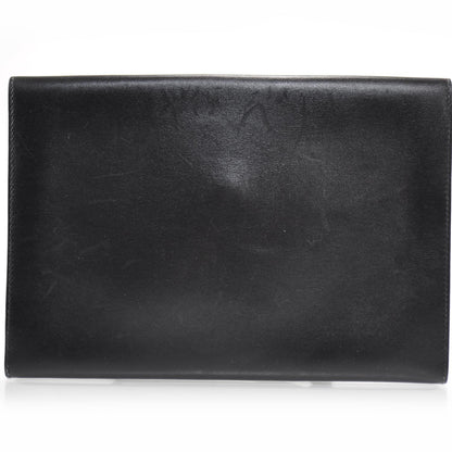 Hermes Box Leather Pochette Rio Black 4 of 8