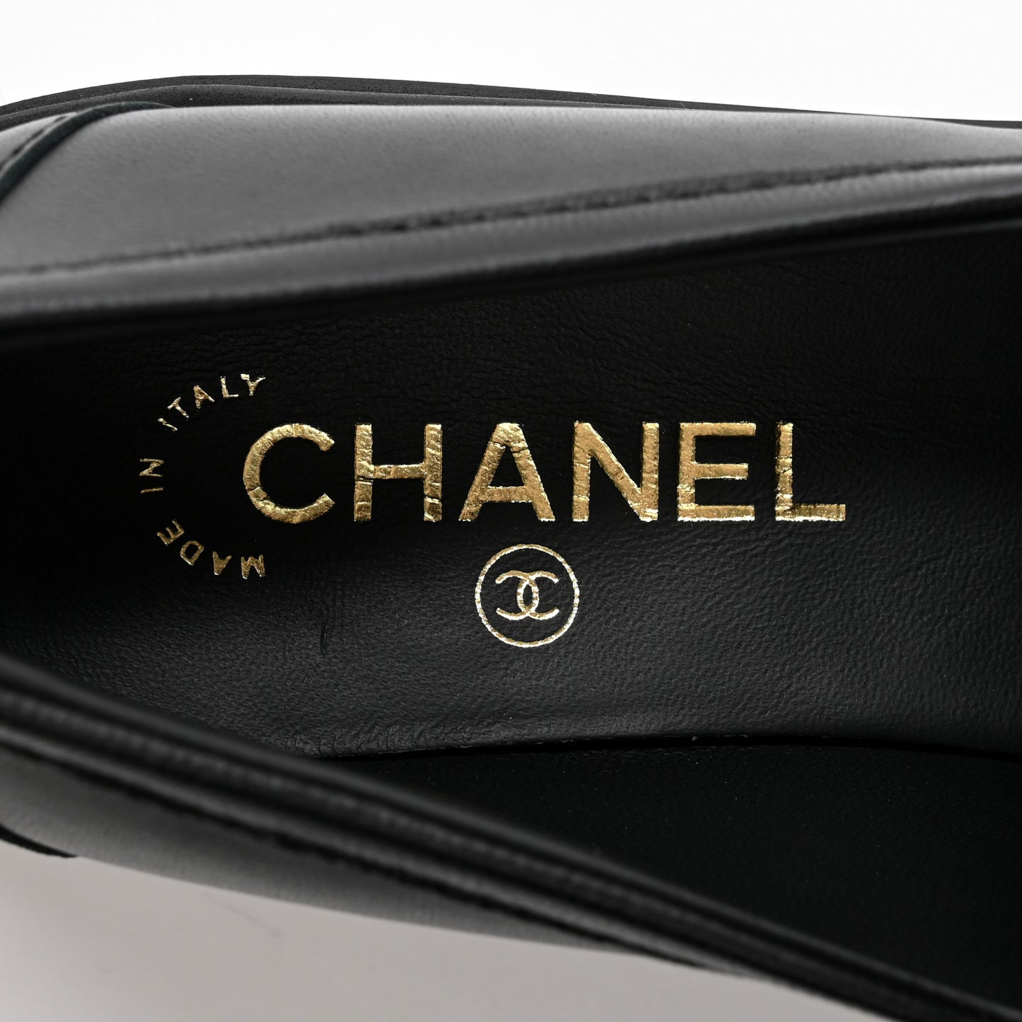 Lambskin Quilted CC Turnlock Loafers 40.5 Black