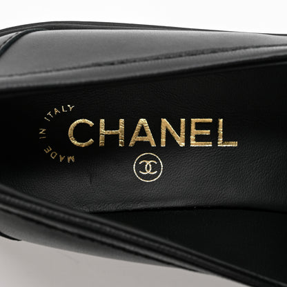Chanel Lambskin Quilted CC Turnlock Loafers 40.5 Black 7 of 11