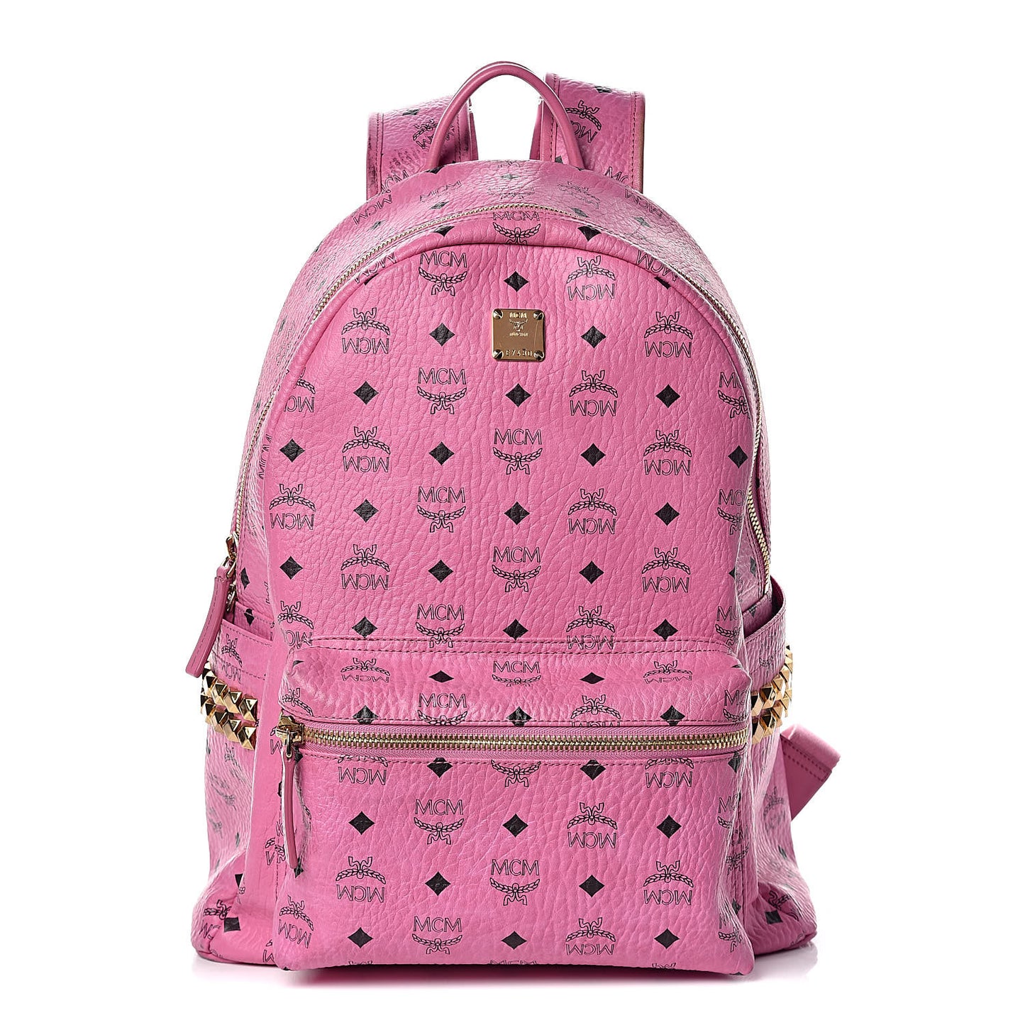 Visetos Medium Side Studs Stark Backpack Pink
