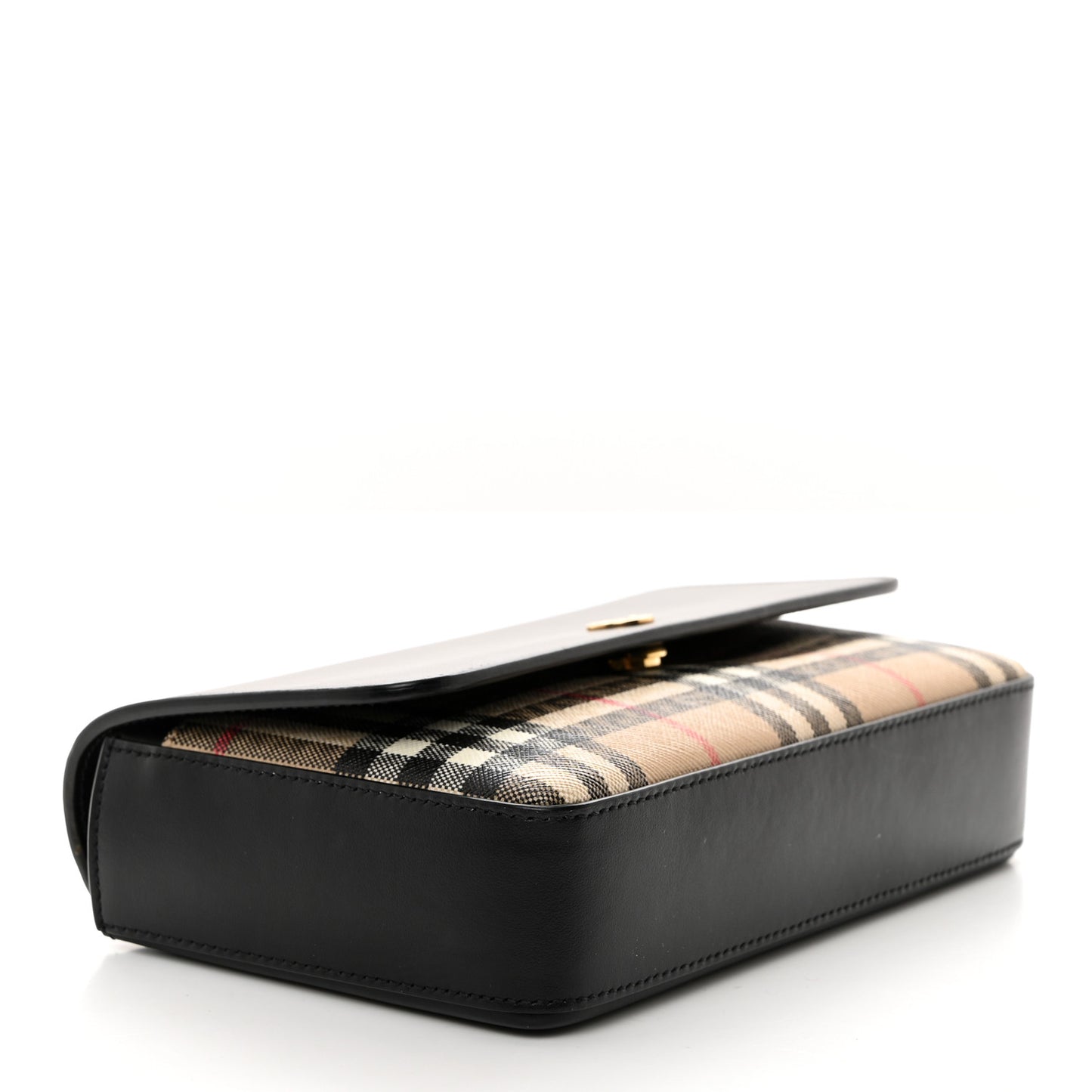 Calfskin Vintage Check New Hampshire Bag Black