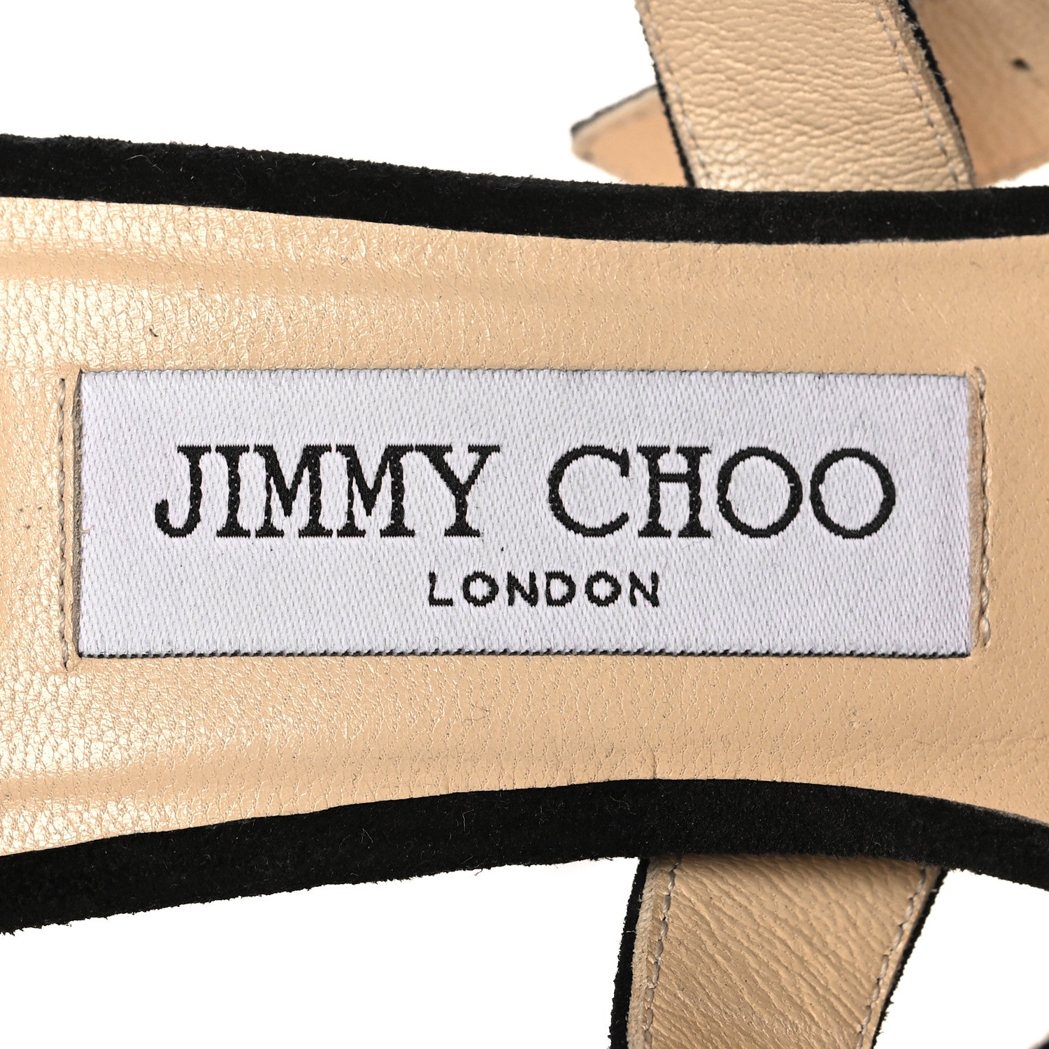 Jimmy Choo Suede Lottie Sandals 35.5 Black 8 of 8