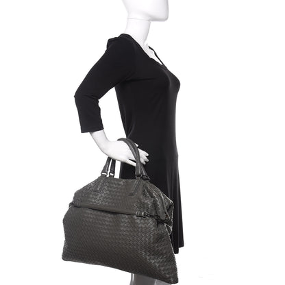 Bottega Veneta Nappa Intrecciato Maxi Convertible Tote Grey 2 of 10
