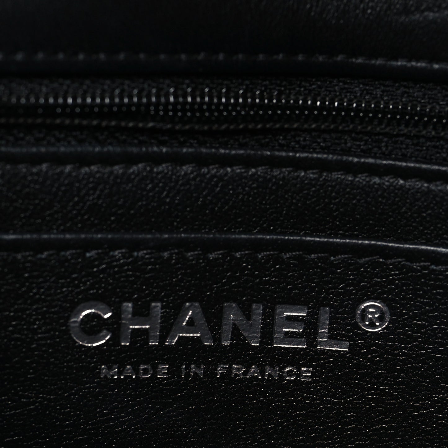 Lambskin Quilted Mini Rectangular Flap Black