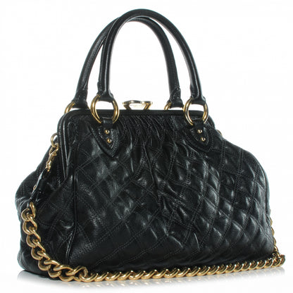 Marc Jacobs Quilted Leather Stam Black 3 of 7