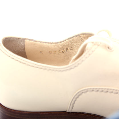 Chanel Calfskin Quilted CC Lace Up Oxfords 38 White 10 of 10
