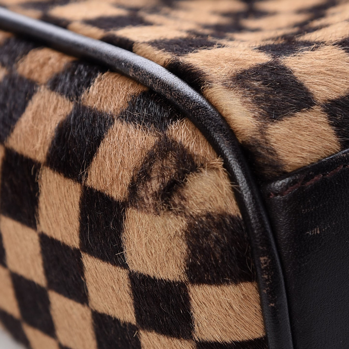 Damier Calf Hair Sauvage Lionne