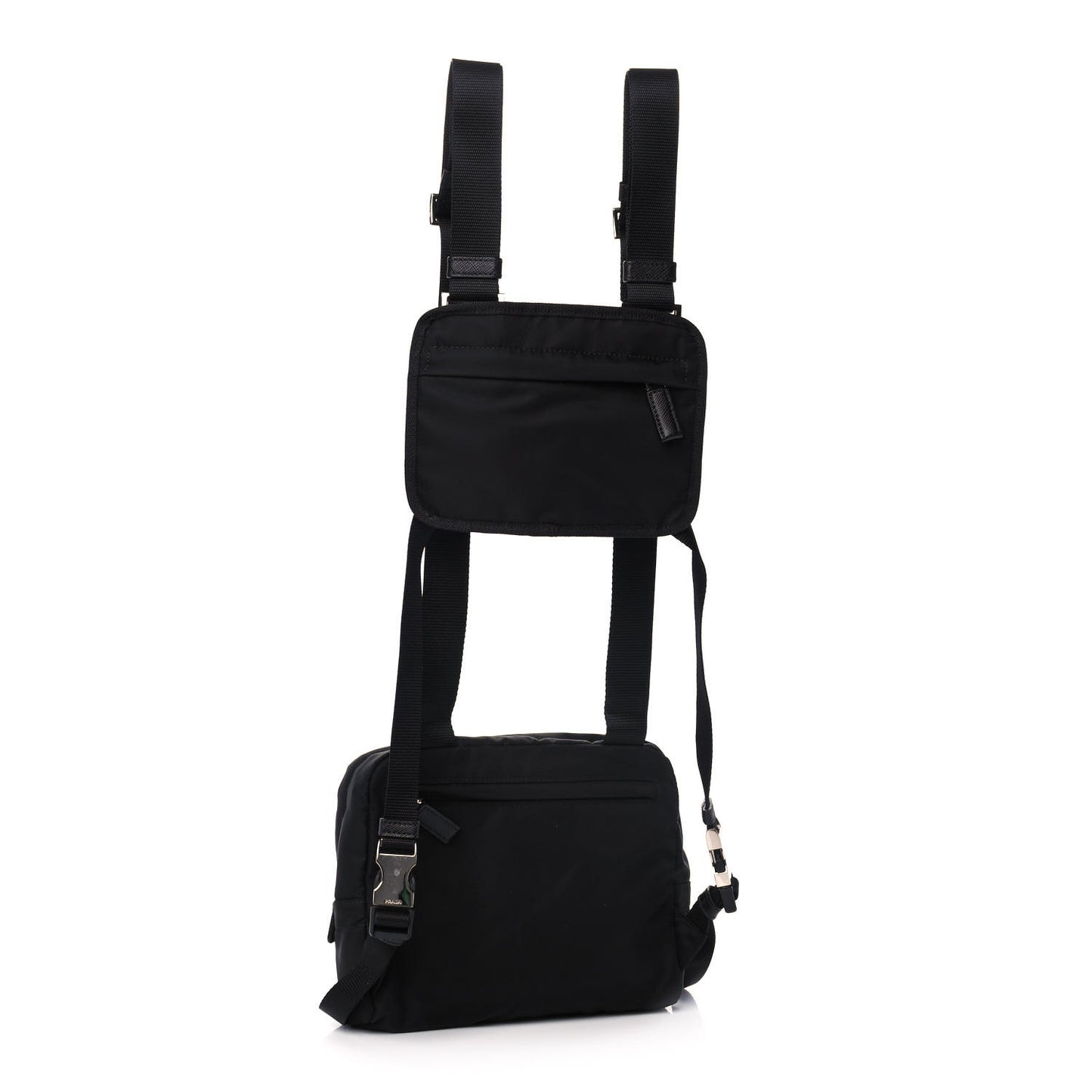 Tessuto Nylon Montagna Harness Bag Black