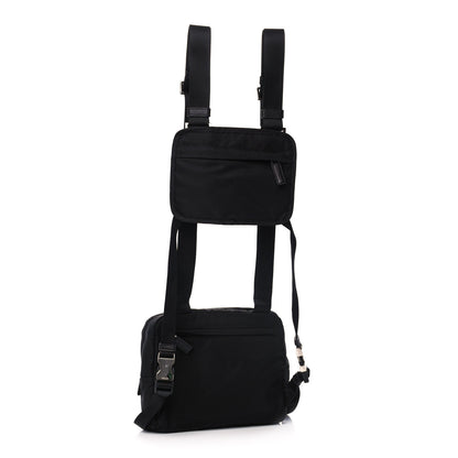 Prada Tessuto Nylon Montagna Harness Bag Black 2 of 8