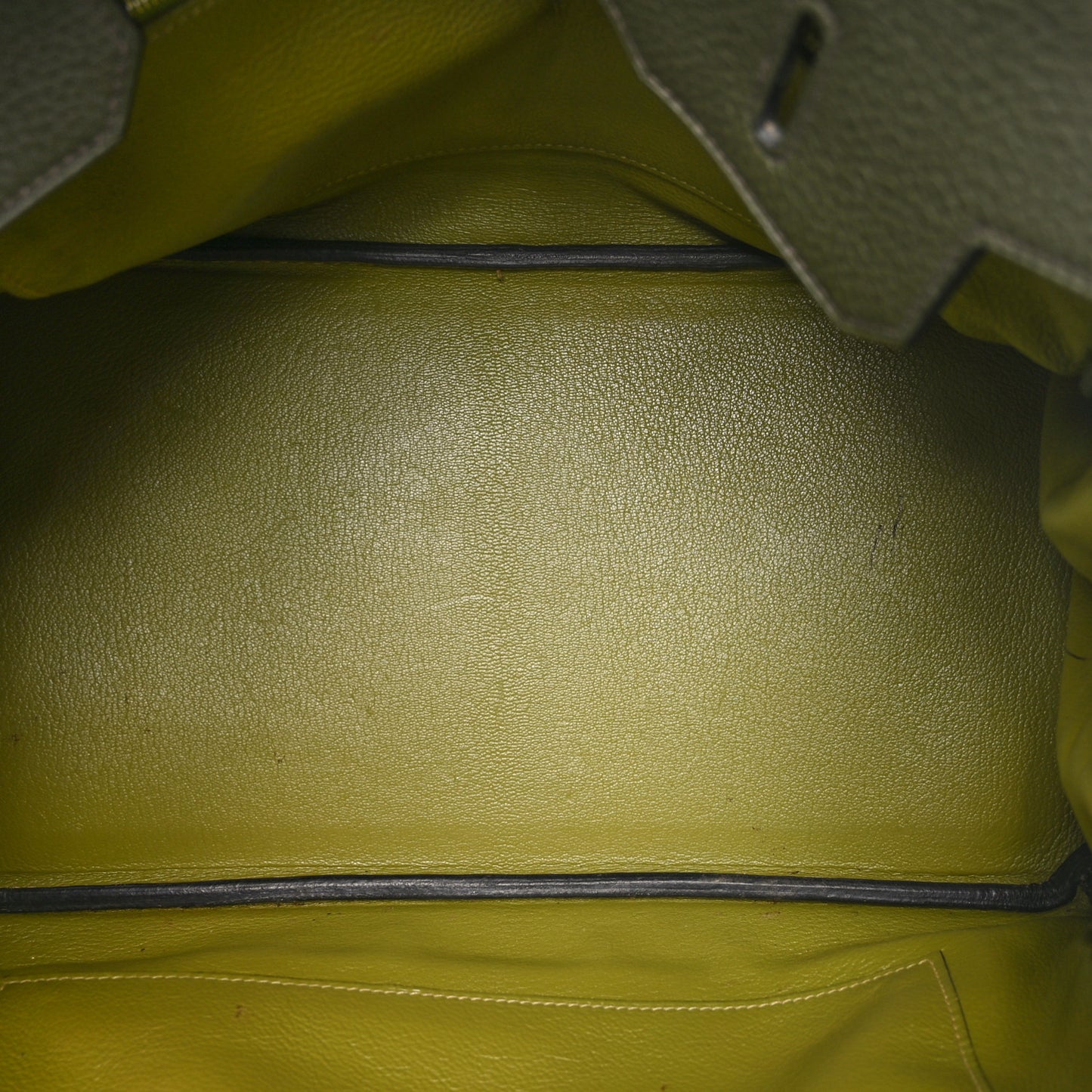 Taurillon Clemence Horseshoe Birkin 35 Vert Veronese Vert Anis