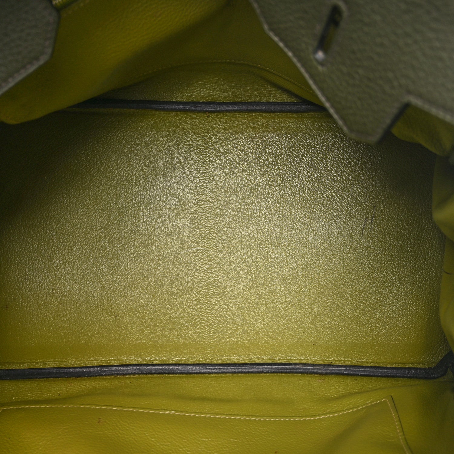 Hermes Taurillon Clemence Horseshoe Birkin 35 Vert Veronese Vert Anis 5 of 12
