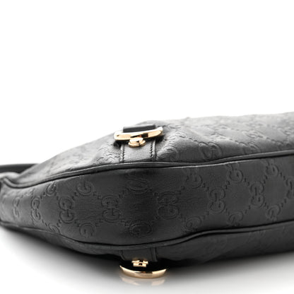 Gucci Guccissima Medium Abbey D Ring Hobo Black 9 of 11