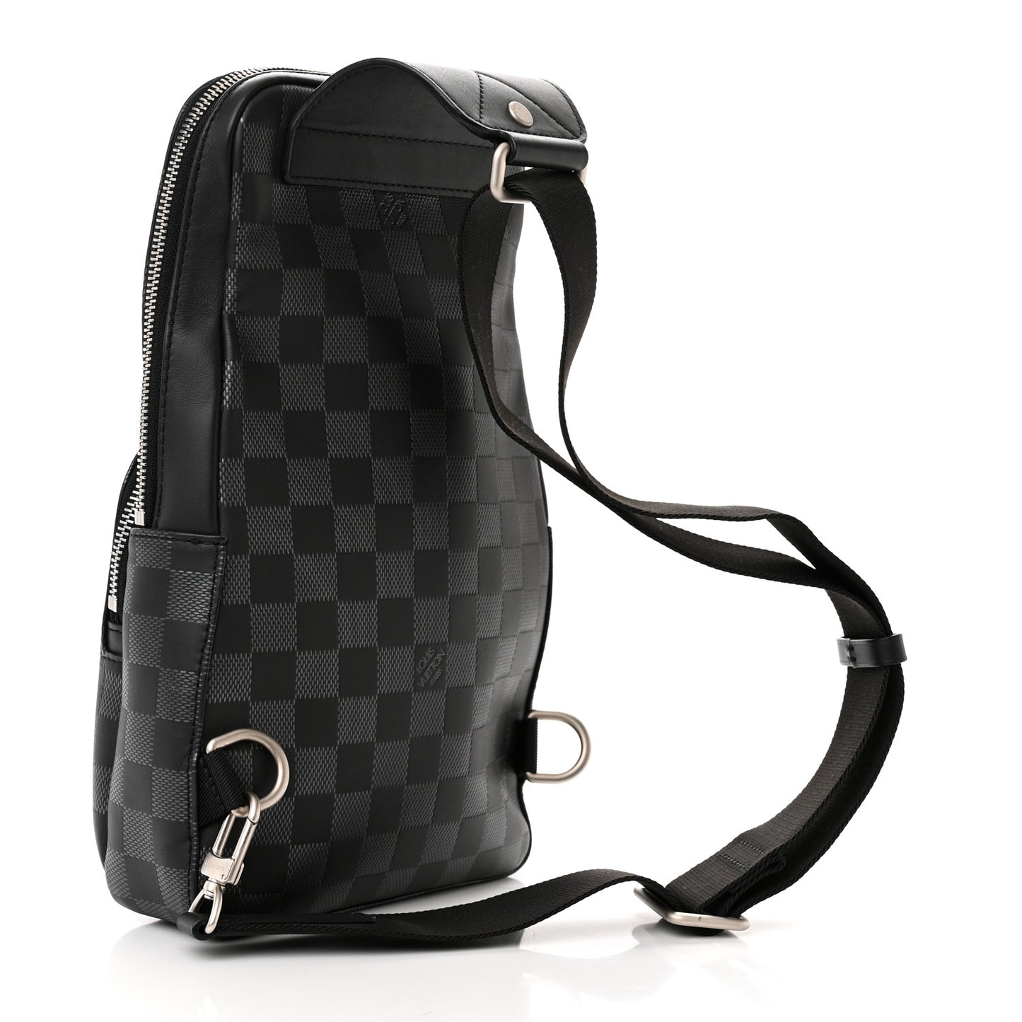 Damier Infini Avenue Sling Bag Onyx Silver