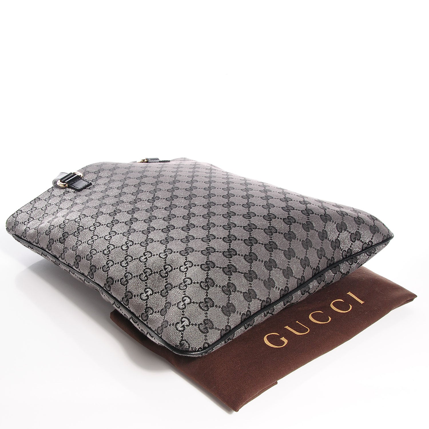 Gucci GG Monogram Flat Vertical Tote Metallic 4 of 9