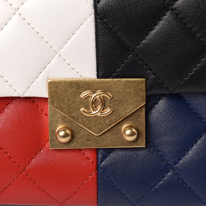 Chanel Lambskin Quilted Yin Yang Flap Red White Blue Black 10 of 11