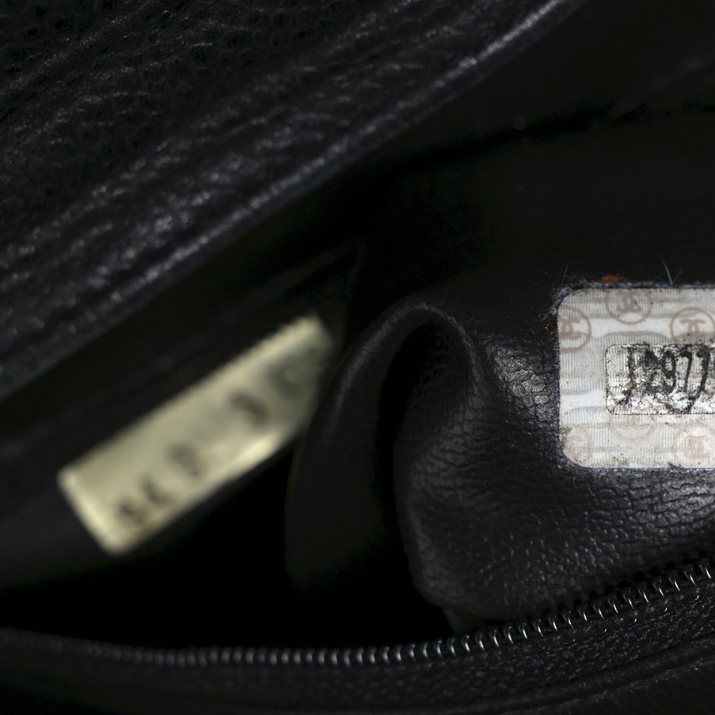 Caviar Triple CC Shoulder Bag Black