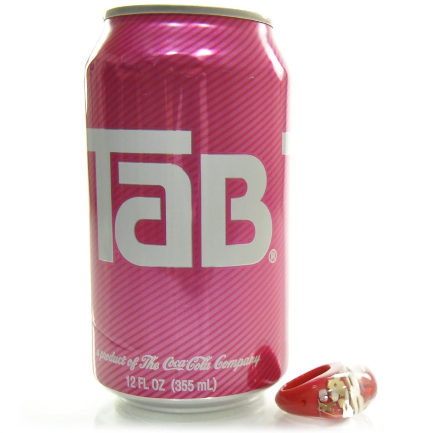 Inclusion Ring Pomme D'Amour Red 5.5