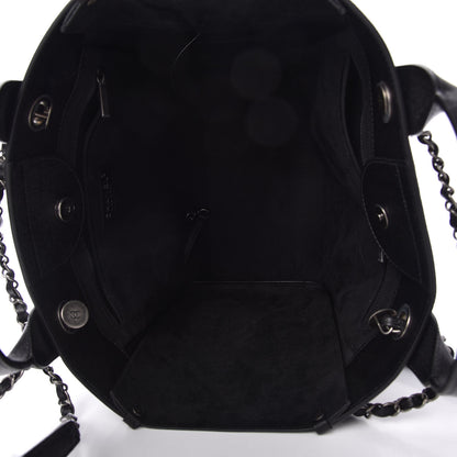 Chanel Caviar Small Studded Deauville Tote Black 5 of 10