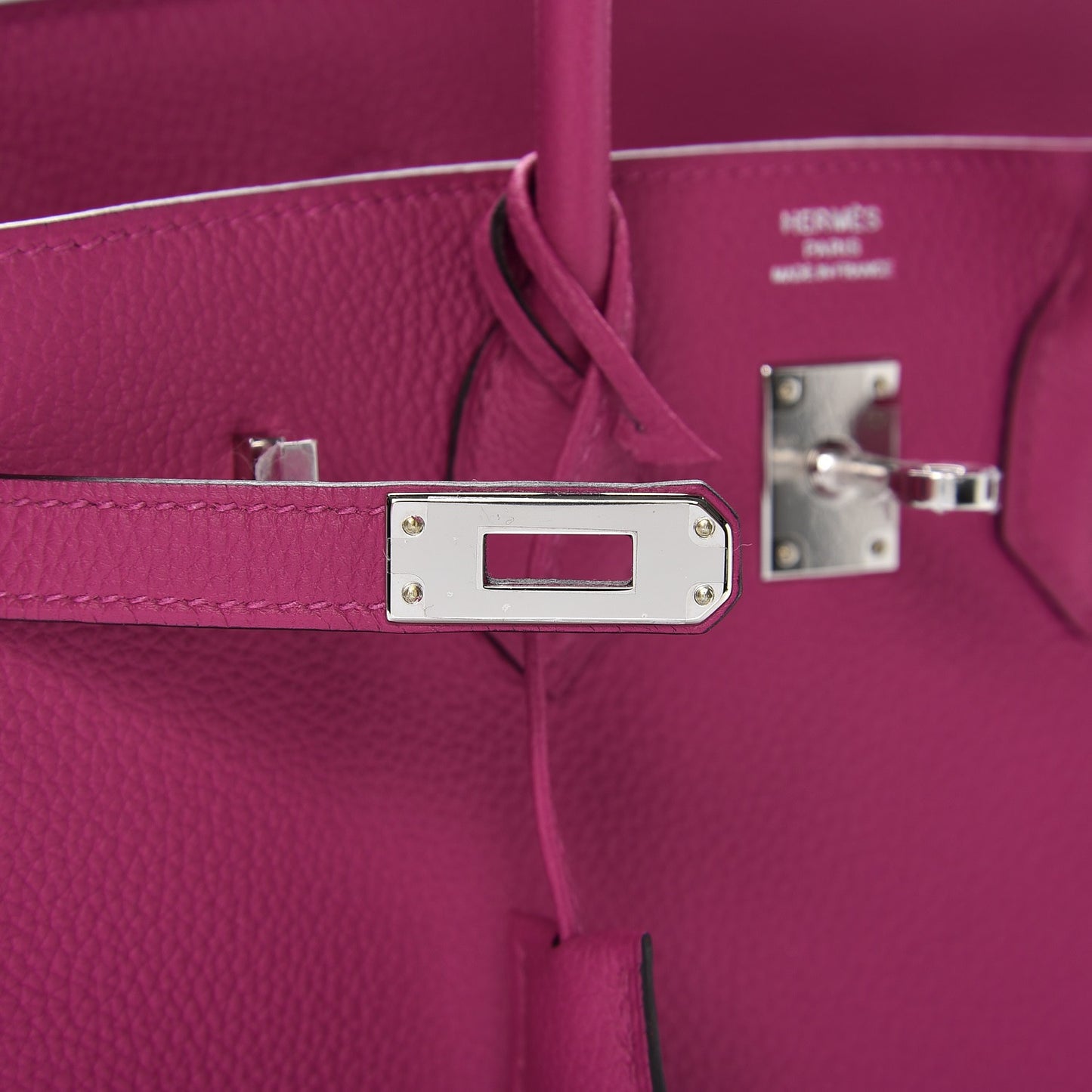 Togo Birkin 25 Rose Pourpre
