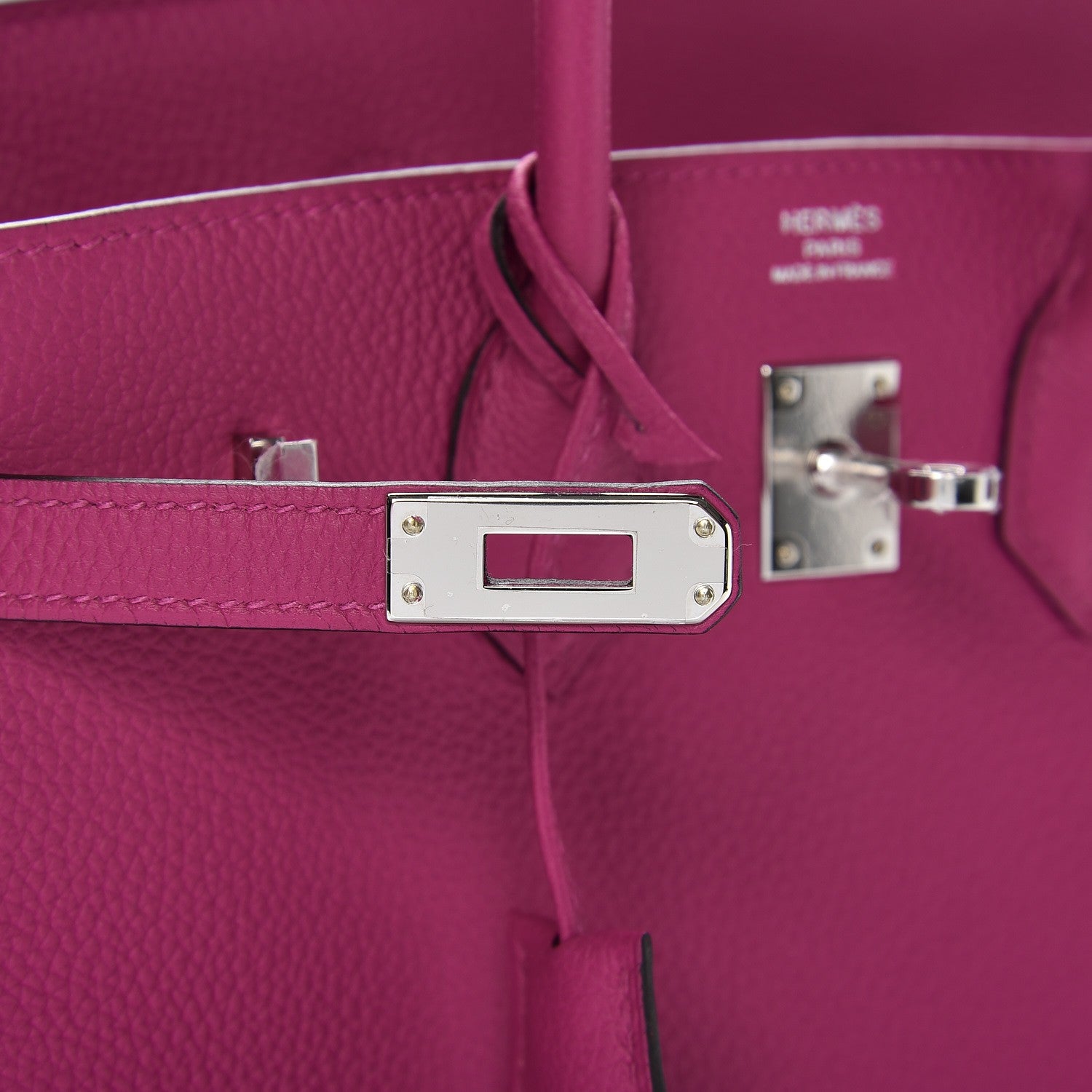 Hermes Togo Birkin 25 Rose Pourpre 21 of 36