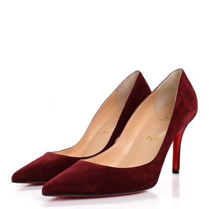 Christian Louboutin Veau Velours Apostrophy 85 Pumps 37 Orthodoxe 4 of 10