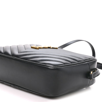 Saint Laurent Calfskin Matelasse Monogram Lou Camera Bag Black 10 of 10