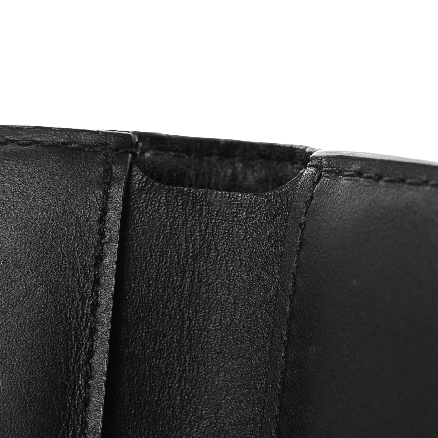 Monogram Flower Lock Compact Wallet Black
