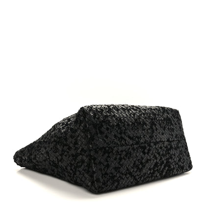 Bottega Veneta Nappa Velours Intrecciato Large Cabat Black 4 of 10