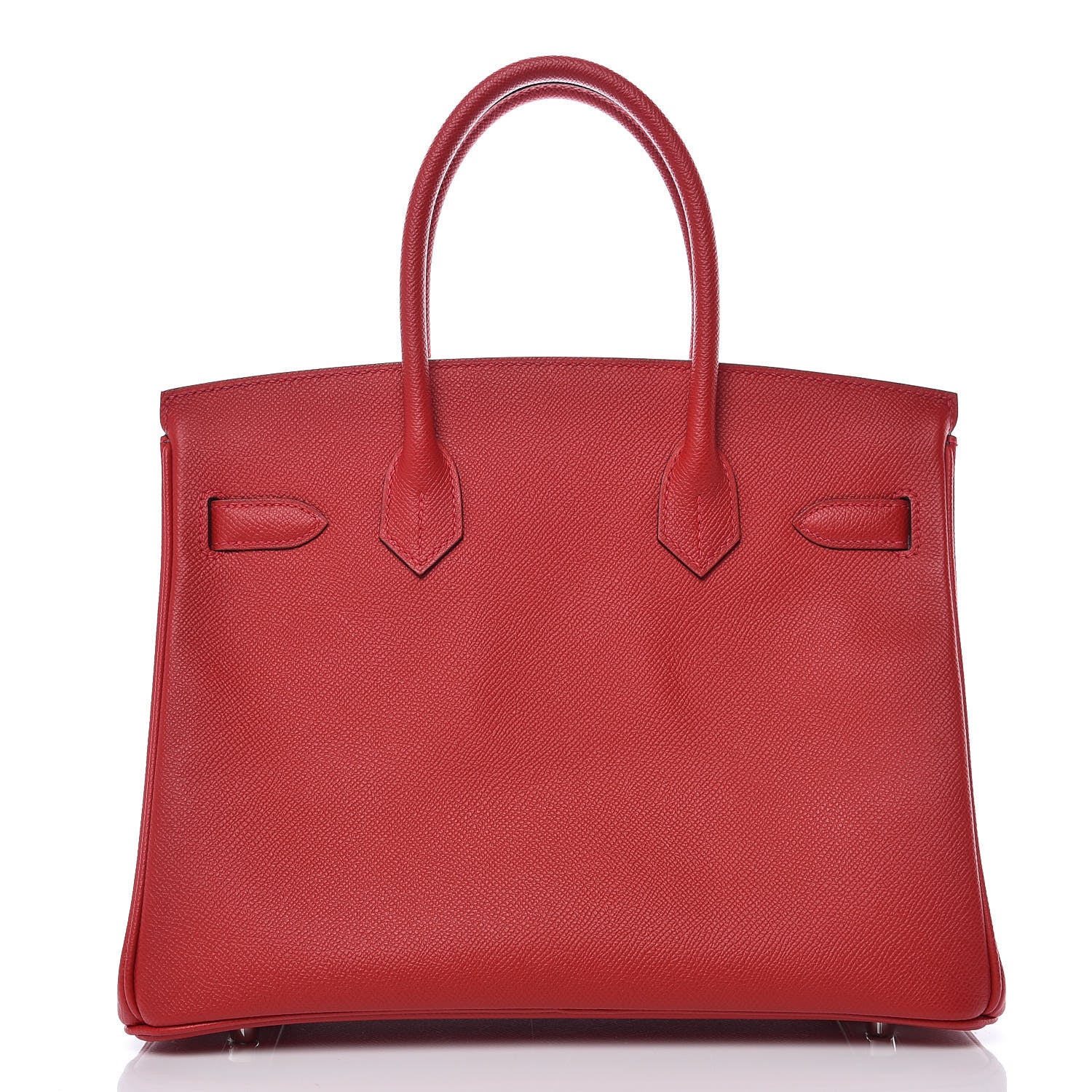 Hermes Epsom Horseshoe Birkin 30 Rouge Casaque Gris Mouette 4 of 36