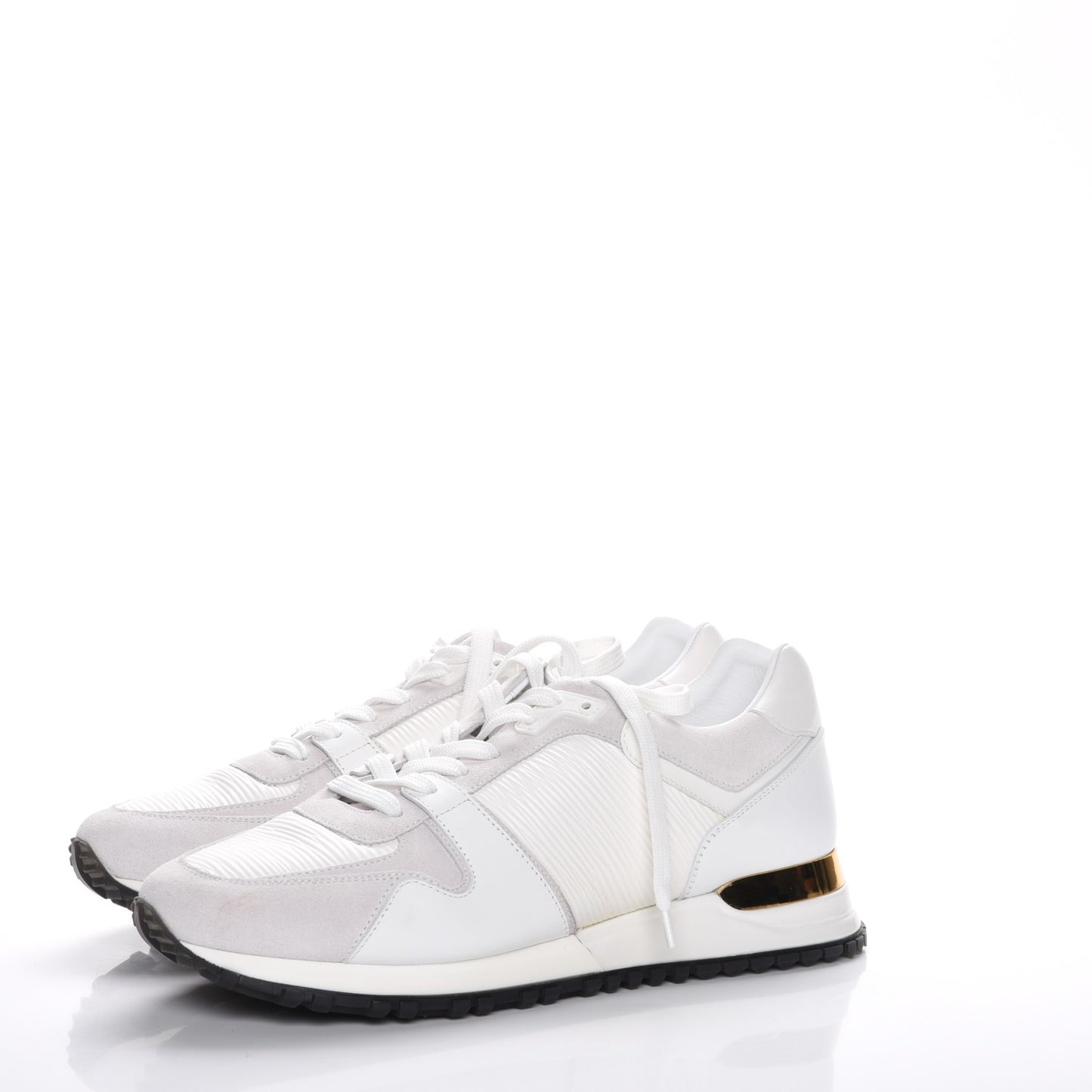 Epi Suede Run Away Sneakers 37.5 White