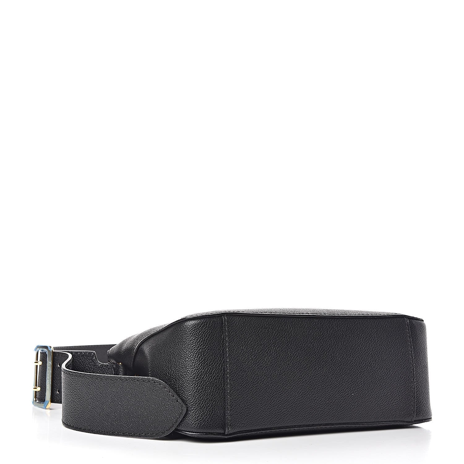 Burberry Soft Grain Calfskin House Check Small Helmsley Crossbody Black 4 of 10