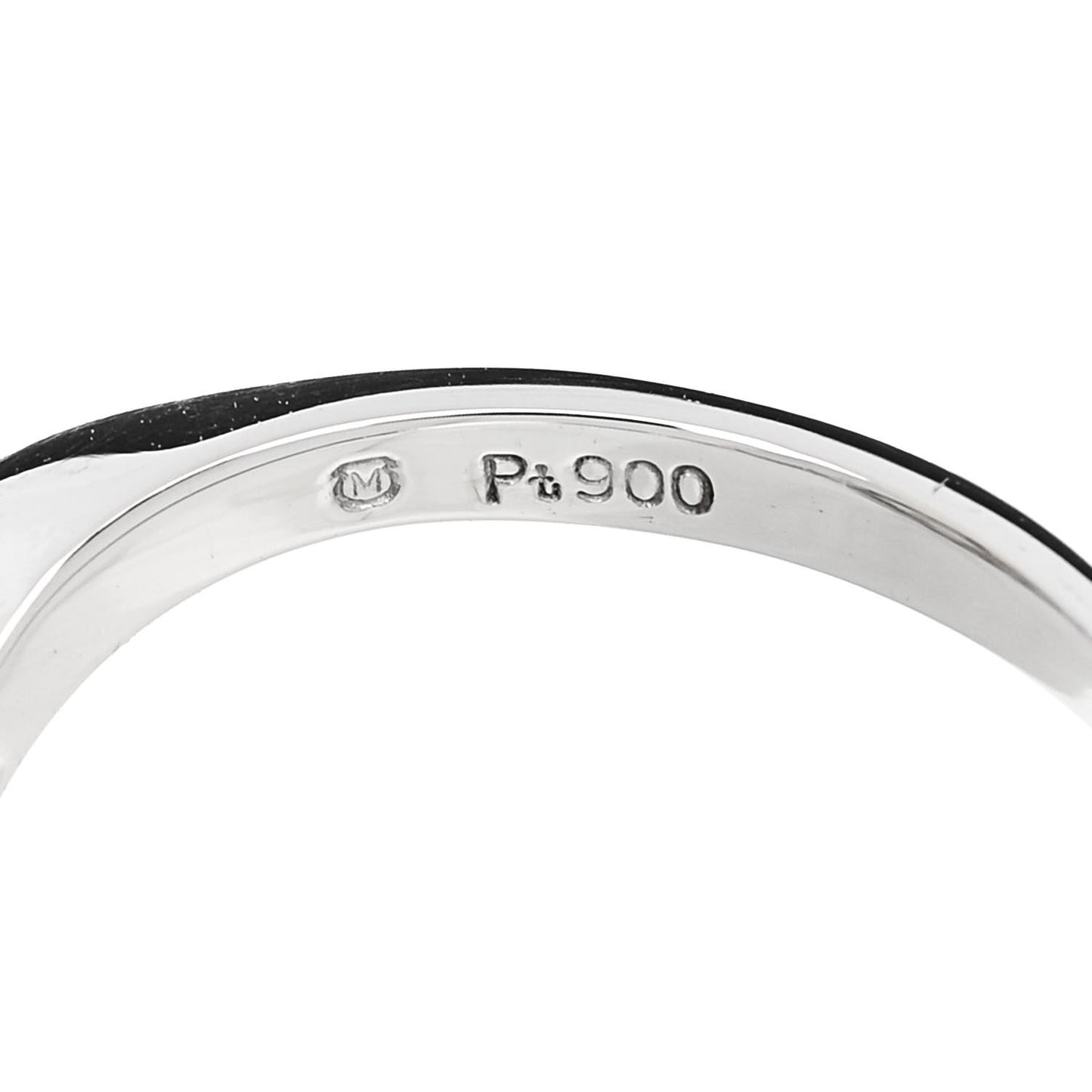 Platinum Diamond Akoya Cultured Pearl 8mm Ring 49 5