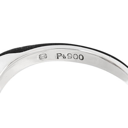 Mikimoto Platinum Diamond Akoya Cultured Pearl 8mm Ring 49 5 5 of 5