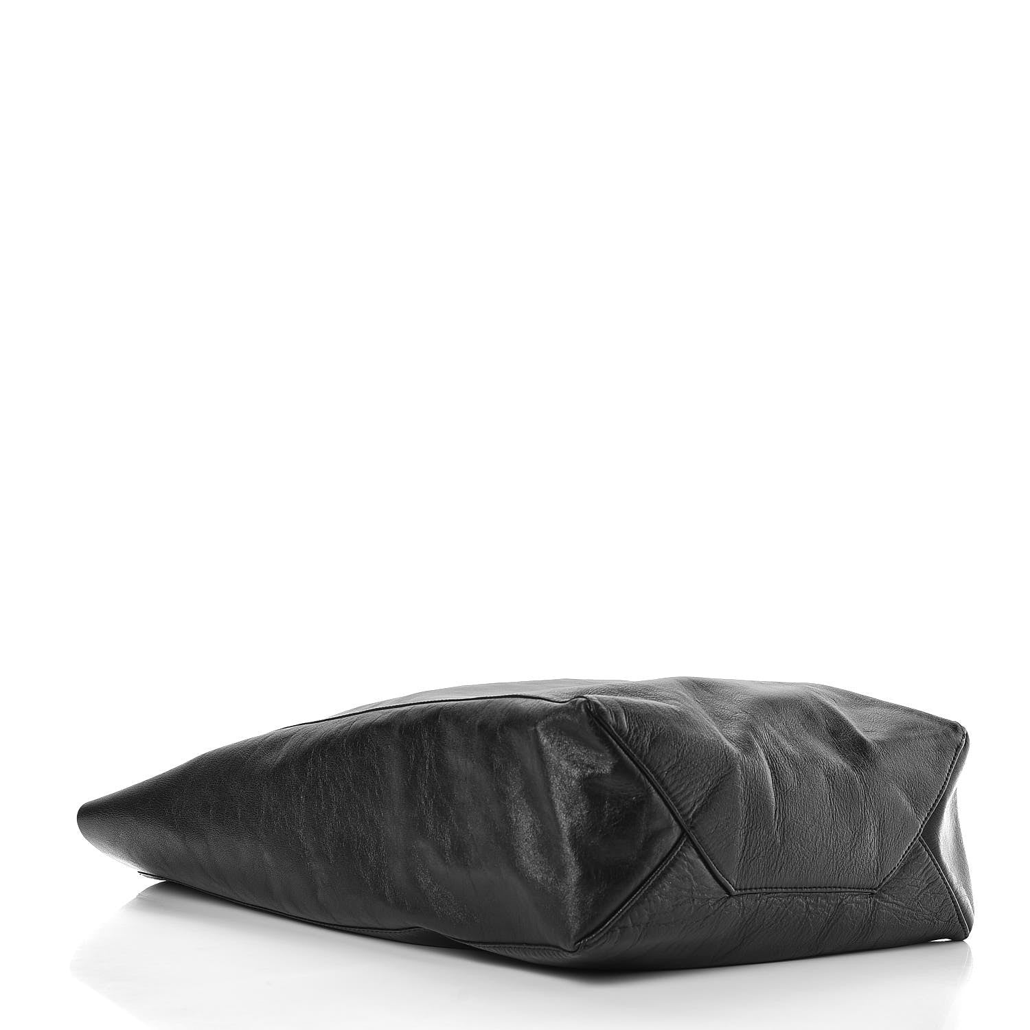 Celine Smooth Lambskin Vertical Cabas Black 4 of 9
