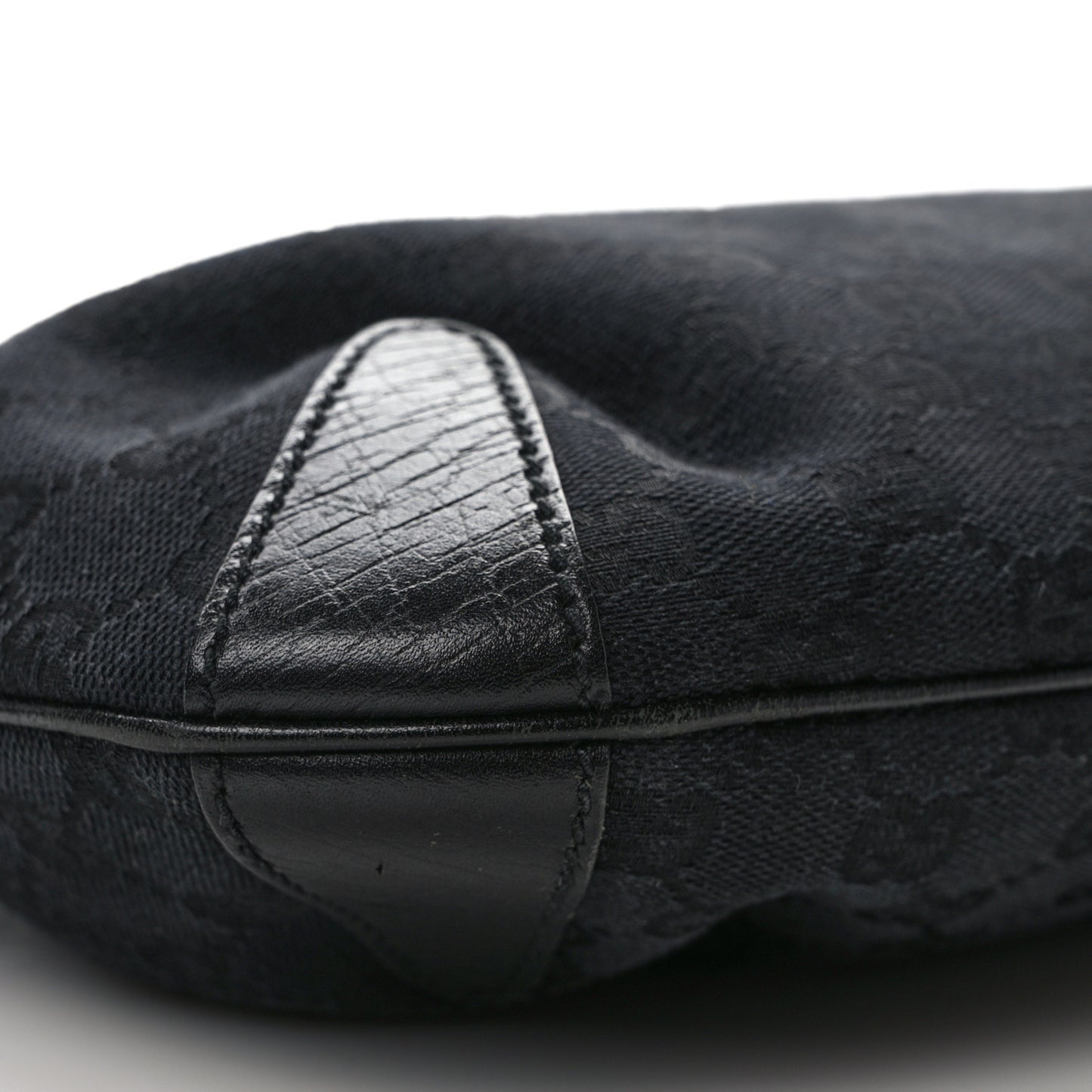 Monogram Horsebit Hobo Black