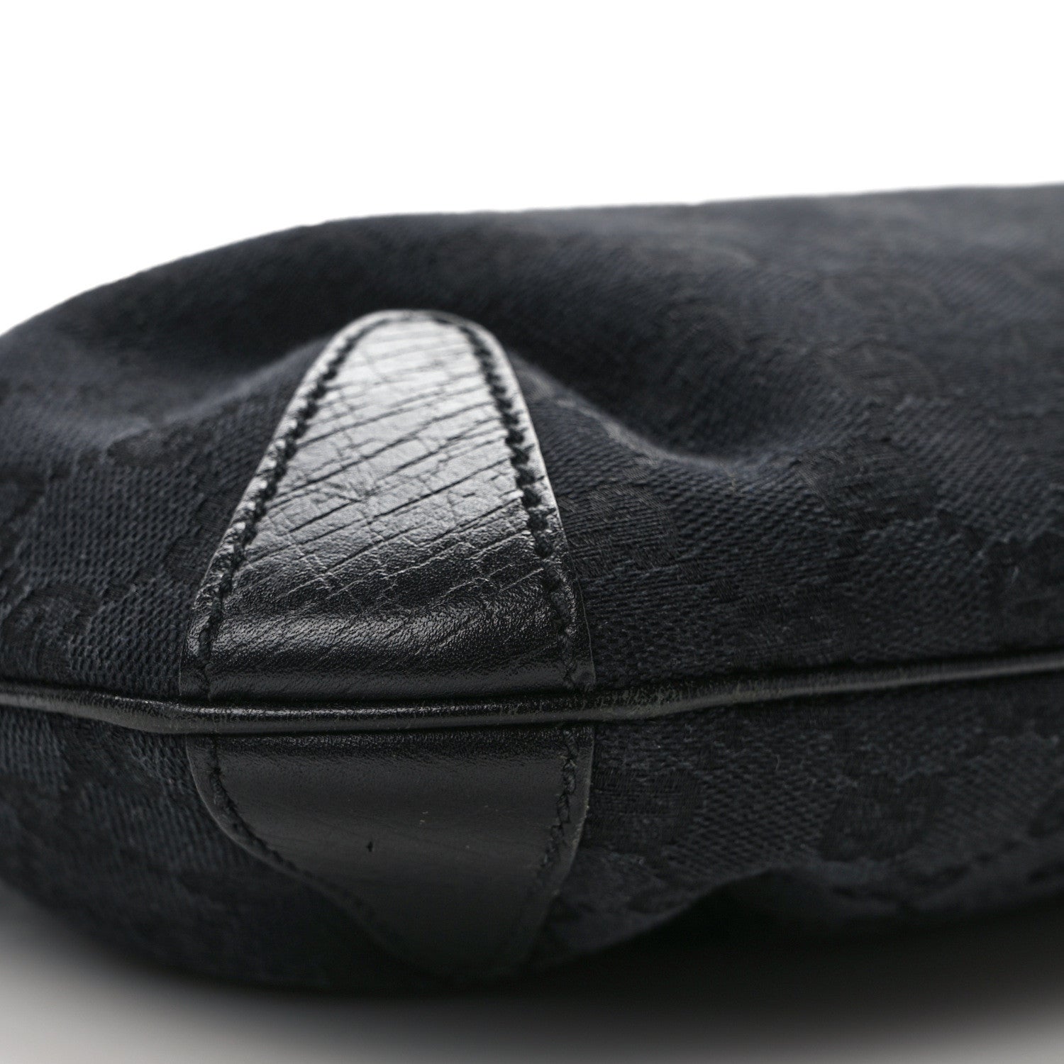Gucci Monogram Horsebit Hobo Black 9 of 11