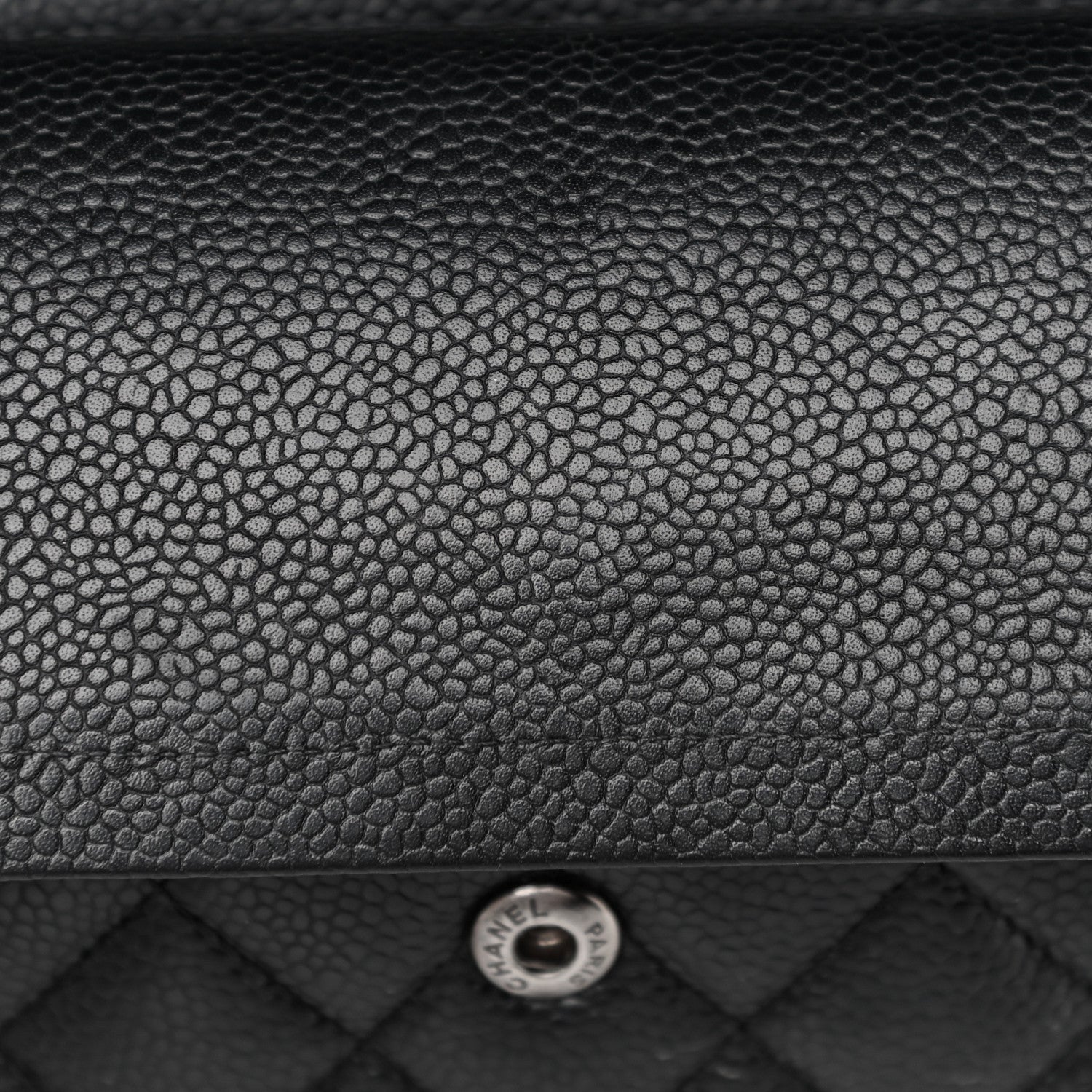 Chanel Caviar Quilted Medium Double Flap Black 17 of 21